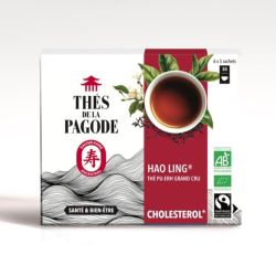 Thé Hao Ling Pagode 30 infusettes Les Thés de la Pagode  dans votre magasin bio en ligne Etiketbio.eu