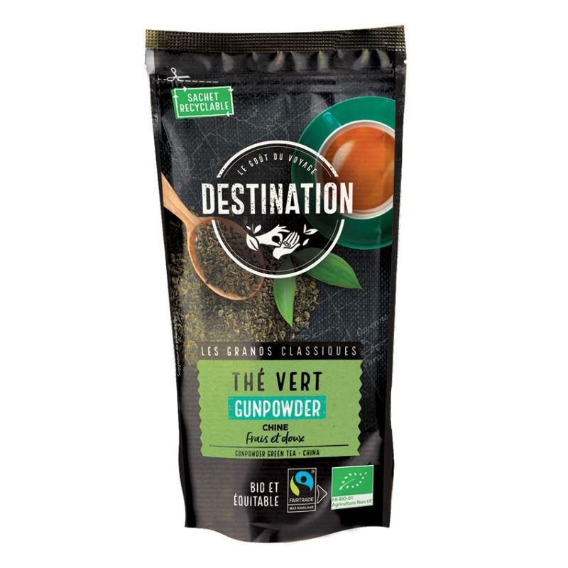 Thé vert Gunpowder Destination 100g