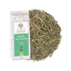 Thé vert Sencha top Jardins de Gaïa 100g Les Jardins de Gaïa  dans votre magasin bio en ligne Etiketbio.eu