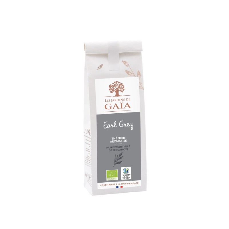 Thé noir Earl Grey Gaïa 100g Les Jardins de Gaïa  dans votre magasin bio en ligne Etiketbio.eu