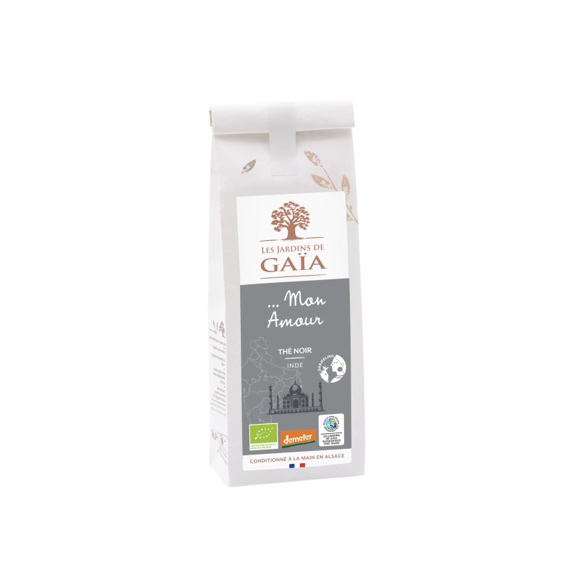 Thé noir Mon Amour Gaïa 100g Les Jardins de Gaïa  dans votre magasin bio en ligne Etiketbio.eu