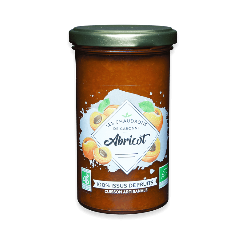 Abricots 100% fruits 275g bio Chaudrons de Garonne   dans votre magasin bio en ligne Etiketbio.eu
