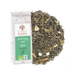 Thé vert Earl Grey Gaïa 100g Les Jardins de Gaïa  dans votre magasin bio en ligne Etiketbio.eu