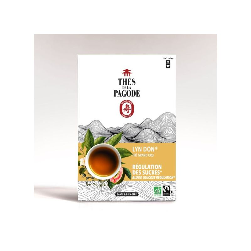 Thé Lyn Don Pagode 90 infusettes Les Thés de la Pagode  dans votre magasin bio en ligne Etiketbio.eu