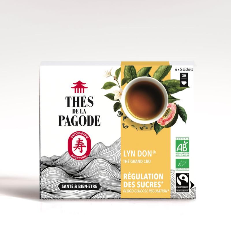 Thé Lyn Don Pagode 30 infusettes Les Thés de la Pagode  dans votre magasin bio en ligne Etiketbio.eu