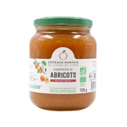 Compote abricot bio 725g Côteaux Nantais