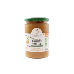 Purée pomme vanille 360g bio Côteaux Nantais Coteaux Nantais  dans votre magasin bio en ligne Etiketbio.eu