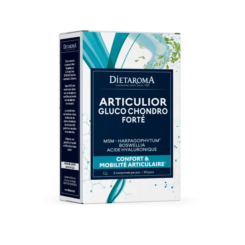 Articulior Gluco Chondro Forté - 60 Comprimés Dietaroma  dans votre magasin bio en ligne Etiketbio.eu