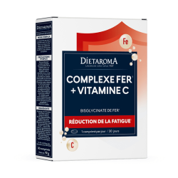 Complexe Fer Vitamine C Dietaroma 30 comprimés