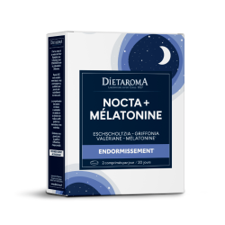 Nocta Mélatonine Dietaroma 40 comprimés Dietaroma  dans votre magasin bio en ligne Etiketbio.eu