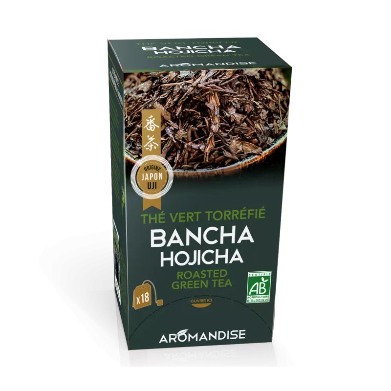 Bancha Hojicha Aromandise x18 Aromandise  dans votre magasin bio en ligne Etiketbio.eu