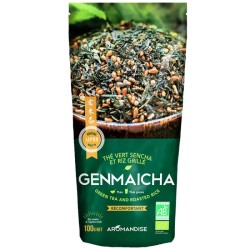 Thé Genmaicha Aromandise 100g Aromandise  dans votre magasin bio en ligne Etiketbio.eu