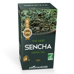 Thé vert Sencha Aromandise x18 Aromandise  dans votre magasin bio en ligne Etiketbio.eu