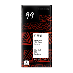 Chocolat noir 99% Panama Vivani Vivani  dans votre magasin bio en ligne Etiketbio.eu