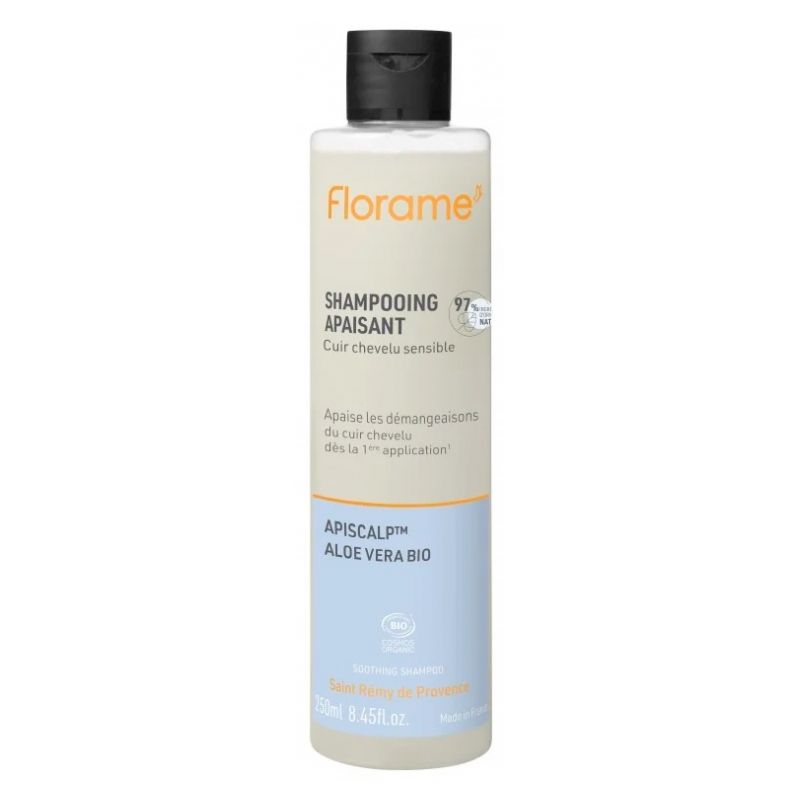Shampooing apaisant bio 250ml – Florame Florame  dans votre magasin bio en ligne Etiketbio.eu