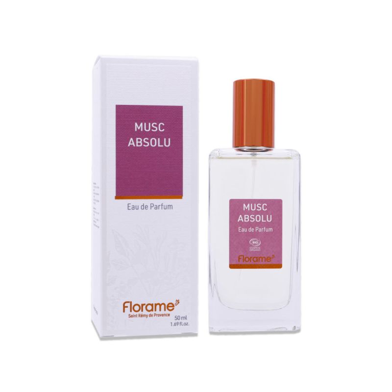 Eau de parfum Musc Absolu bio 50ml – Florame Florame  dans votre magasin bio en ligne Etiketbio.eu