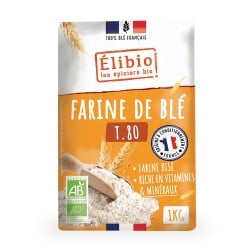 Farine de blé T80 Elibio Elibio  dans votre magasin bio en ligne Etiketbio.eu