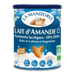 Lait d’amande oméga bio 400g La Mandorle La Mandorle  dans votre magasin bio en ligne Etiketbio.eu