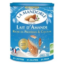 Lait d’amande en poudre bio 400g La Mandorle La Mandorle  dans votre magasin bio en ligne Etiketbio.eu