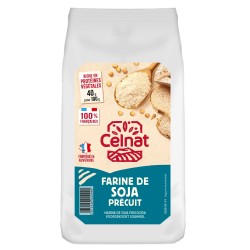 Farine de Soja Précuit Bio 500g Celnat