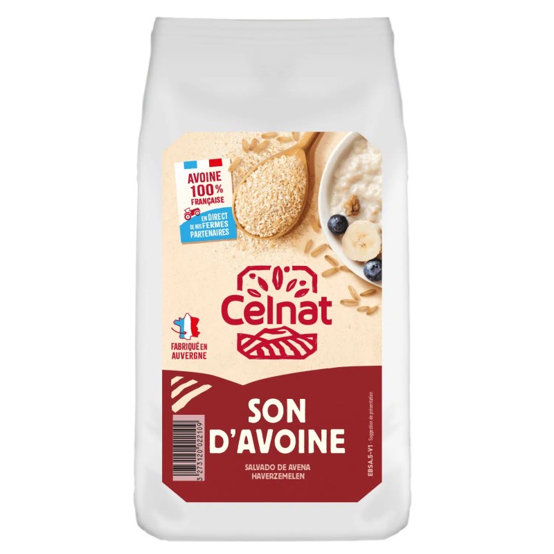 Son d’avoine bio Celnat 250g Celnat bio  dans votre magasin bio en ligne Etiketbio.eu