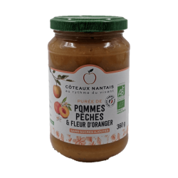 Purée pomme pêche Coteaux Nantais 360g Coteaux Nantais  dans votre magasin bio en ligne Etiketbio.eu