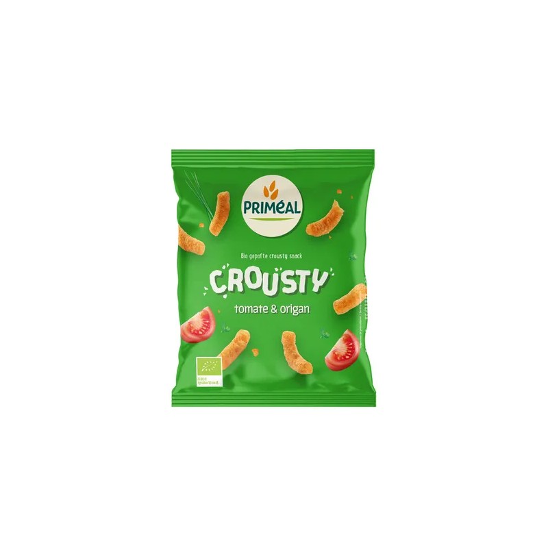 Crousty tomate origan Priméal 75g Priméal  dans votre magasin bio en ligne Etiketbio.eu