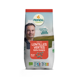 Lentilles vertes bio Priméal 500g Priméal  dans votre magasin bio en ligne Etiketbio.eu