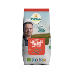 Lentilles vertes bio Priméal 1kg