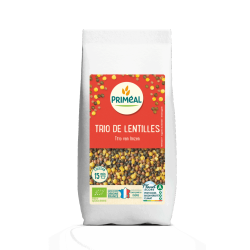 TRIO DE LENTILLES (500G) PRIMEAL Priméal  dans votre magasin bio en ligne Etiketbio.eu