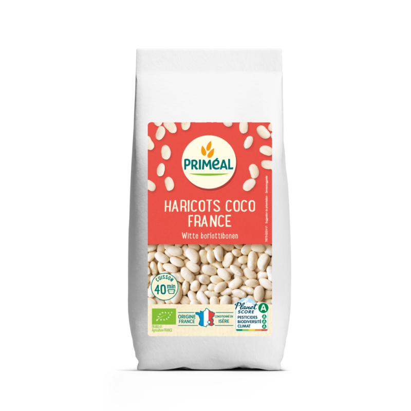 Haricots coco bio Priméal 500g