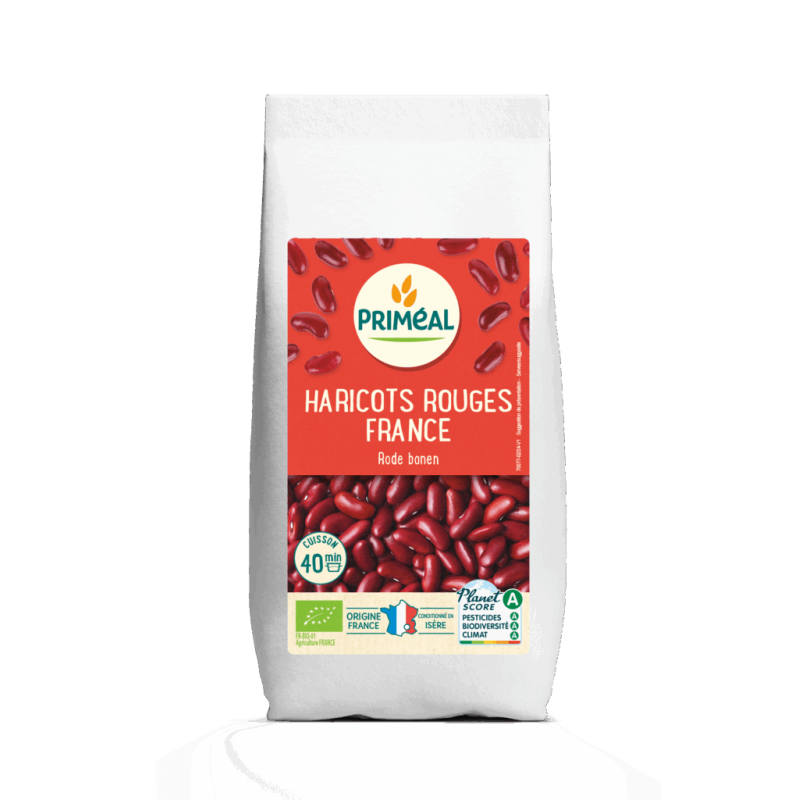 Haricots rouges bio Priméal 500g Priméal  dans votre magasin bio en ligne Etiketbio.eu