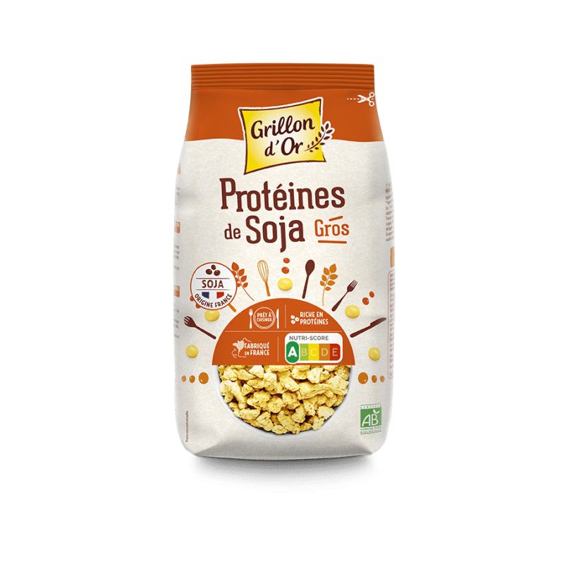 Protéines soja gros Grillon d’Or 200g