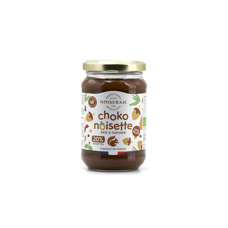 Pâte à tartiner noisette cacao bio 300gNoiseraie