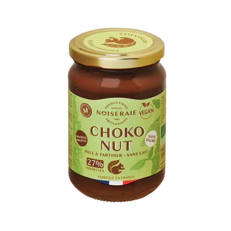 Pâte à tartiner Choco Nut 300g Noiseraie Noiseraie  dans votre magasin bio en ligne Etiketbio.eu