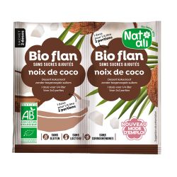 Bioflan noix de coco Natali 10g Natali  dans votre magasin bio en ligne Etiketbio.eu