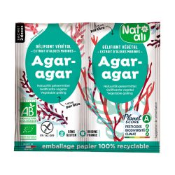 Agar-agar bio Natali 2x4g Natali  dans votre magasin bio en ligne Etiketbio.eu