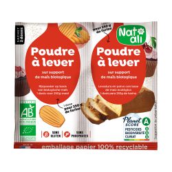 Poudre à lever sans gluten 2x7g bio Natali Natali  dans votre magasin bio en ligne Etiketbio.eu