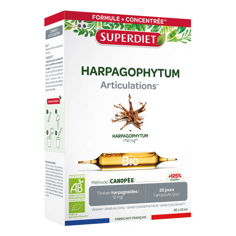 Harpagophytum bio 20 ampoules Superdiet