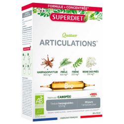 Quatuor Articulations Bio 20 ampoules Superdiet