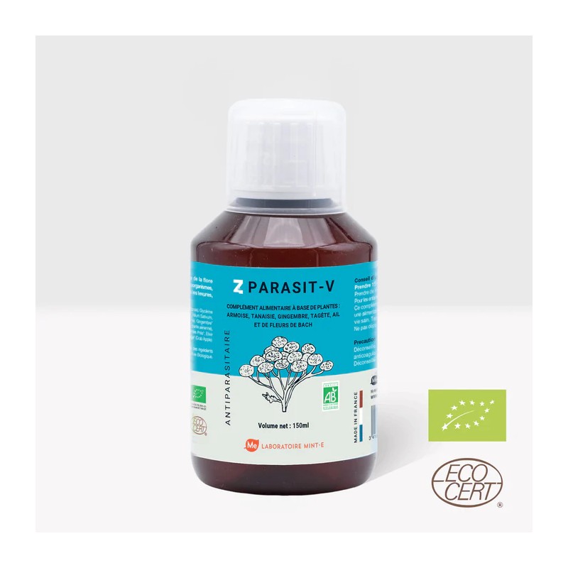 Z-ParasitV Mint-E 150ml Mint-E  dans votre magasin bio en ligne Etiketbio.eu