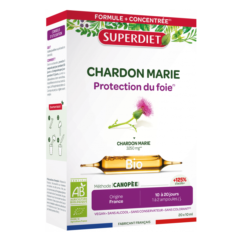 Chardon-Marie Bio Superdiet 20 ampoules