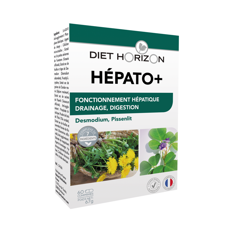 Hépato+ Diet Horizon 60 comprimés Diet Horizon  dans votre magasin bio en ligne Etiketbio.eu