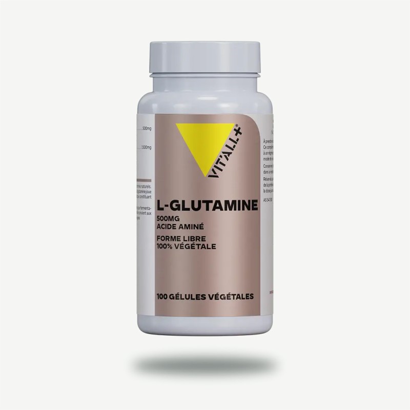 L-glutamine Vit’All+ 500mg 100 gélules Vit'all +  dans votre magasin bio en ligne Etiketbio.eu