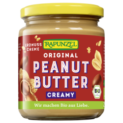 Beurre de cacahuète creamy Rapunzel 250g Rapunzel  dans votre magasin bio en ligne Etiketbio.eu