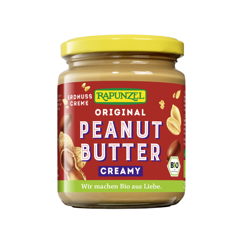 Beurre de cacahuète creamy Rapunzel 250g Rapunzel  dans votre magasin bio en ligne Etiketbio.eu