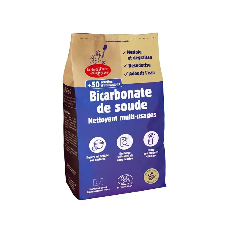 Bicarbonate de soude 1kg La Droguerie La Droguerie Écologique  dans votre magasin bio en ligne Etiketbio.eu