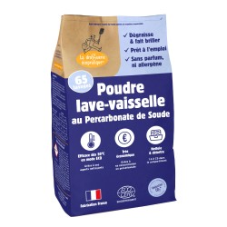Poudre lave-vaisselle percarbonate 1kg - Droguerie Éco La Droguerie Écologique  dans votre magasin bio en ligne Etiketbio.eu