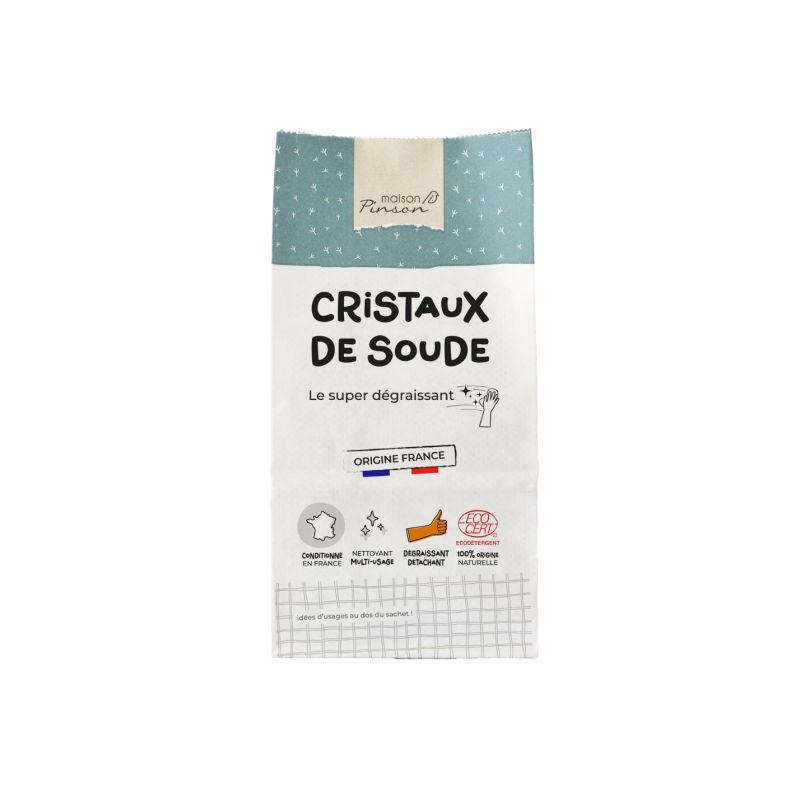 Soude en cristaux Maison Pinson 500g Maison Pinson  dans votre magasin bio en ligne Etiketbio.eu