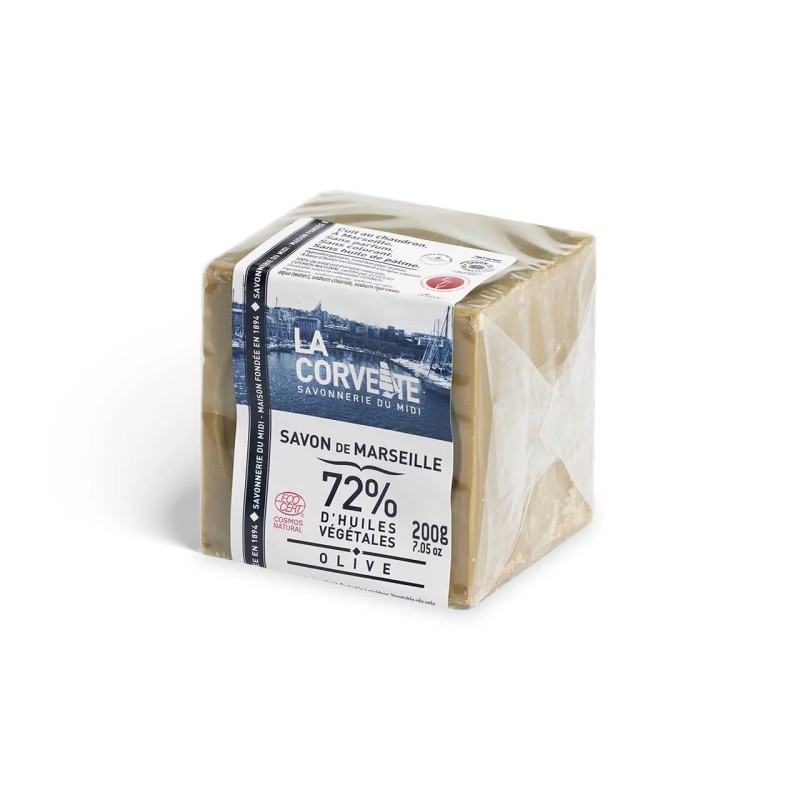 Savon de Marseille olive La Corvette 200g La Corvette  dans votre magasin bio en ligne Etiketbio.eu